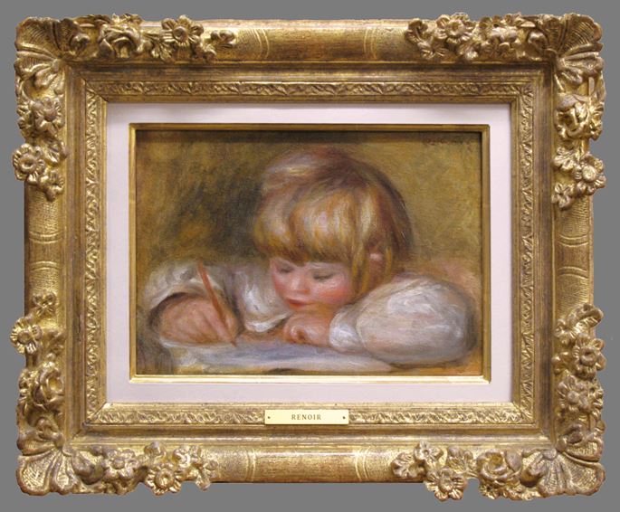 Pierre Auguste Renoir - Coco écrivant | MasterArt